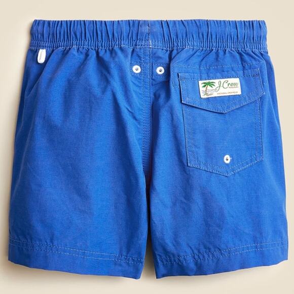 Crewcuts J.Crew Swimwear Boys 16 Ultra Blue Mesh Lined Drawstring Elastic Waist - Picture 3 of 10